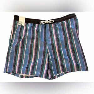 Original Use Striped Men's Swim Shorts - Multicolor NWT
